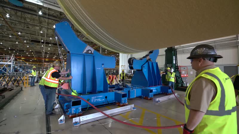 Space Launch System Completed Major Assembly Milestone For Rocket’s Core Stage